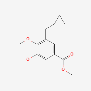 Methyl 3-(cyclopropylmethyl)-4,5-dimethoxybenzoate