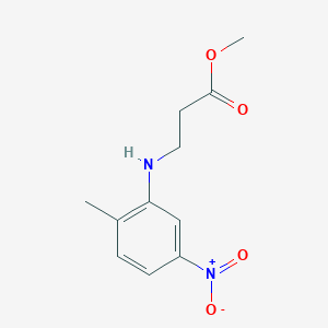 3-(2-Methyl-5-nitro-phenylamino)propionic acid methyl ester