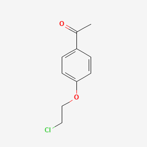 molecular formula C10H11ClO2 B8642690 1-[4-(2-Chloroethoxy)phenyl]ethanone CAS No. 90919-15-6