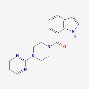 Piperazine,1-(1h-indol-7-ylcarbonyl)-4-(2-pyrimidinyl)-
