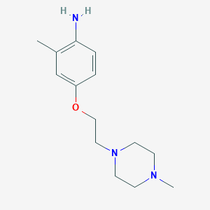 2-Methyl-4-[2-(4-methylpiperazinyl)ethoxy]aniline
