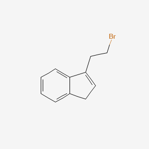 molecular formula C11H11Br B8642788 1-Bromo-2-(3-indenyl)ethane CAS No. 52001-48-6