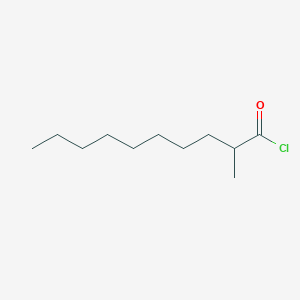 molecular formula C11H21ClO B8642809 Decanoyl chloride, 2-methyl- CAS No. 67657-55-0