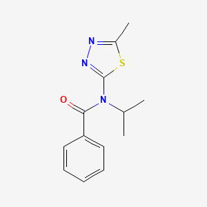N-(5-Methyl-1,3,4-thiadiazol-2-yl)-N-(propan-2-yl)benzamide