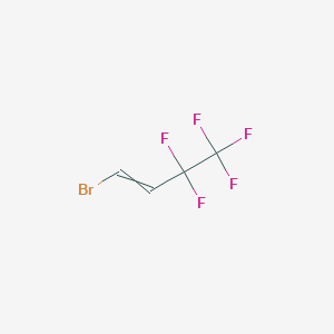 molecular formula C4H2BrF5 B8643143 1-Bromo-3,3,4,4,4-pentafluorobut-1-ene 