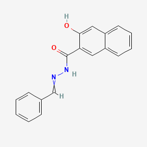3-hydroxy-N'-(1-phenylmethylene)-2-naphthohydrazide