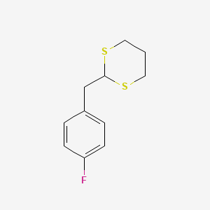 2-(4-Fluorophenyl)methyl-1,3-dithiane