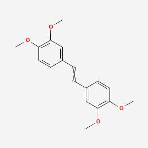 molecular formula C18H20O4 B8643213 3,3',4,4'-Tetramethoxystilbene CAS No. 5385-62-6