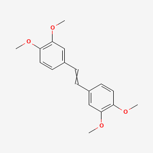 Benzene, 1,1'-(1,2-ethenediyl)bis[3,4-dimethoxy-