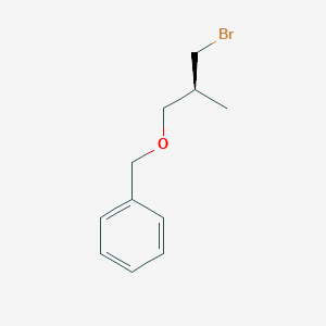 molecular formula C11H15BrO B8643244 (S)-2-methyl-3-bromo-1-benzyloxypropane 