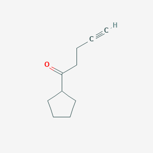 1-Cyclopentyl-pent-4-yn-1-one