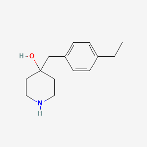 4-(4-Ethyl-benzyl)-piperidin-4-ol
