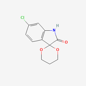 6'-chlorospiro[1,3-dioxane-2,3'-indol]-2'(1'H)-one