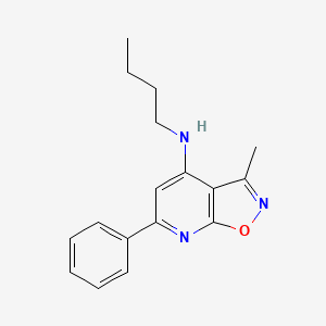 N-butyl-3-methyl-6-phenylisoxazolo[5,4-b]pyridin-4-amine