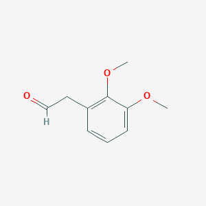 molecular formula C10H12O3 B8643516 2-(2,3-Dimethoxyphenyl)acetaldehyde 