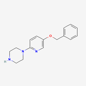 molecular formula C16H19N3O B8643564 1-[5-(Benzyloxy)pyridin-2-yl]piperazine CAS No. 823197-35-9