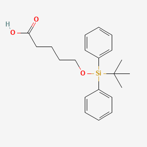 5-{[tert-Butyl(diphenyl)silyl]oxy}pentanoic acid