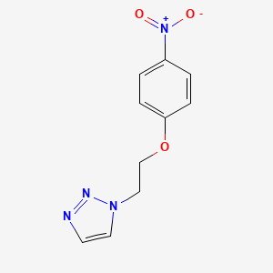 4-[2-(1,2,3-Triazol-1-yl)ethoxy]nitrobenzene