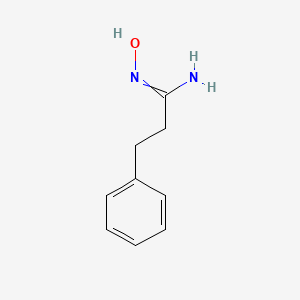 molecular formula C9H12N2O B8643707 N-Hydroxy-3-phenylpropanimidamide CAS No. 287963-68-2