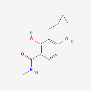 3-(Cyclopropylmethyl)-2,4-dihydroxy-N-methylbenzamide