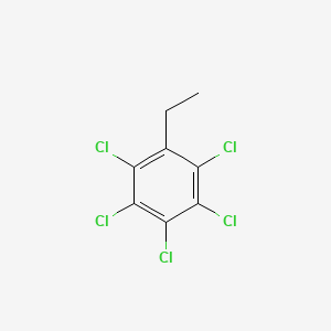 molecular formula C8H5Cl5 B8643739 Pentachloroethylbenzene CAS No. 606-07-5