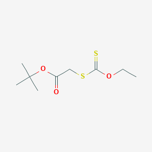 molecular formula C9H16O3S2 B8643742 O-ethyl S-(tert-butoxycarbonyl)methyl dithiocarbonate CAS No. 27240-57-9