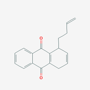 molecular formula C18H16O2 B8643762 1-(But-3-en-1-yl)-1,4-dihydroanthracene-9,10-dione CAS No. 52651-55-5