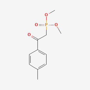 molecular formula C11H15O4P B8643788 Dimethyl [2-(4-methylphenyl)-2-oxoethyl]phosphonate CAS No. 51638-13-2