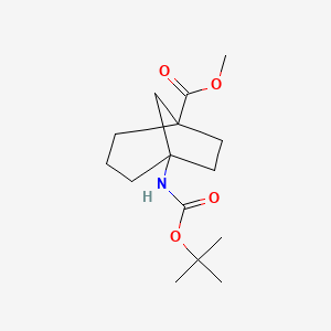 Methyl 5-(tert-butoxycarbonylamino)bicyclo[3.2.1]octane-1-carboxylate