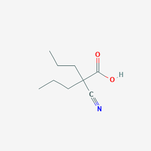 2-Cyano-2-propylpentanoic acid