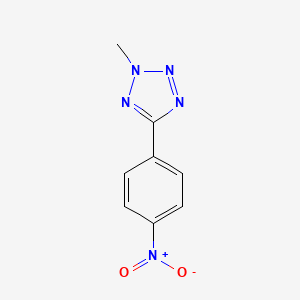 molecular formula C8H7N5O2 B8643855 2-methyl-5-(4-nitrophenyl)-2H-tetrazole CAS No. 43131-48-2