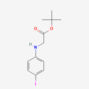 molecular formula C12H16INO2 B8643883 tert-Butyl 2-[(4-iodophenyl)amino]acetate 