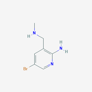 2-Amino-5-bromo-3-(methylaminomethyl)pyridine