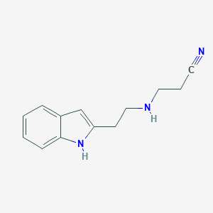 molecular formula C13H15N3 B008644 N-Cyanoethyltryptamine CAS No. 105115-85-3