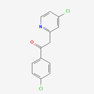 1-(4-Chlorophenyl)-2-(4-chloropyridin-2-yl)ethanone
