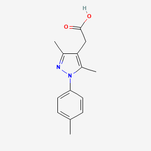 3,5-Dimethyl-1-(p-tolyl)-pyrazol-4acetic acid