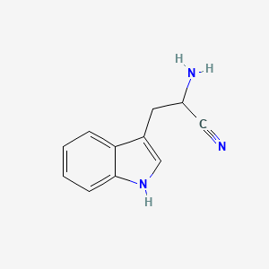 1H-Indole-3-propanenitrile, alpha-amino-