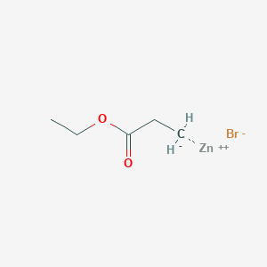 molecular formula C5H9BrO2Zn B8644040 Bromo[3-(ethyloxy)-3-oxopropyl]ZINC 