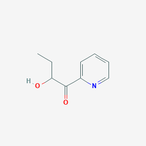 molecular formula C9H11NO2 B8644279 2-Hydroxy-1-(pyridin-2-yl)butan-1-one CAS No. 110124-57-7