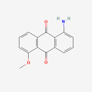 molecular formula C15H11NO3 B8644382 1-Amino-5-methoxyanthracene-9,10-dione CAS No. 17734-85-9