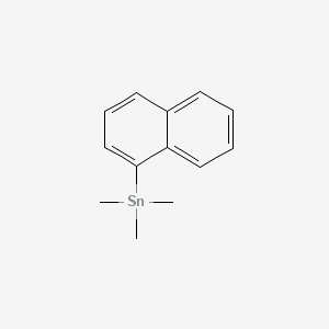 molecular formula C13H16Sn B8644438 Stannane, trimethyl-1-naphthalenyl- CAS No. 944-85-4