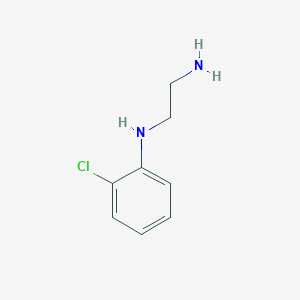 molecular formula C8H11ClN2 B8644453 N'-(2-chlorophenyl)ethane-1,2-diamine 