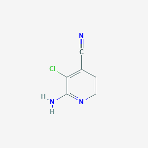 molecular formula C6H4ClN3 B8644869 2-Amino-3-chloroisonicotinonitrile CAS No. 1393106-23-4