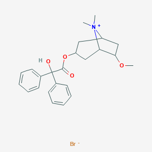 molecular formula C24H30BrNO4 B086449 Tropenziline bromide CAS No. 143-92-0