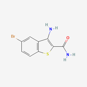 3-Amino-5-bromo-benzo[b]thiophene-2-carboxylic acid amide