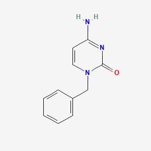 molecular formula C11H11N3O B8644939 4-Amino-1-benzylpyrimidin-2(1H)-one CAS No. 60722-54-5