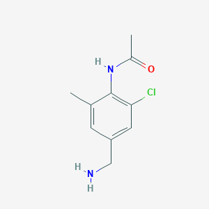 N-[4-(Aminomethyl)-2-chloro-6-methylphenyl]acetamide