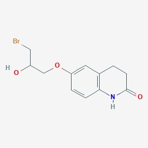 6-(3-bromo-2-hydroxypropoxy)-3,4-dihydroquinolin-2(1H)-one