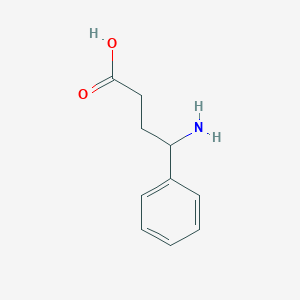 molecular formula C10H13NO2 B086450 4-氨基-4-苯基丁酸 CAS No. 1011-60-5