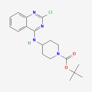 tert-Butyl 4-((2-chloroquinazolin-4-yl)amino)piperidine-1-carboxylate